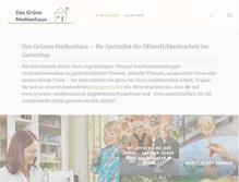 Tablet Screenshot of gruenes-medienhaus.de